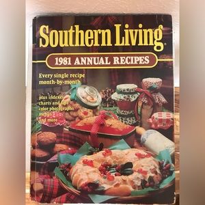 Vintage Southern Living 1981 Annual Recipes cookbook.